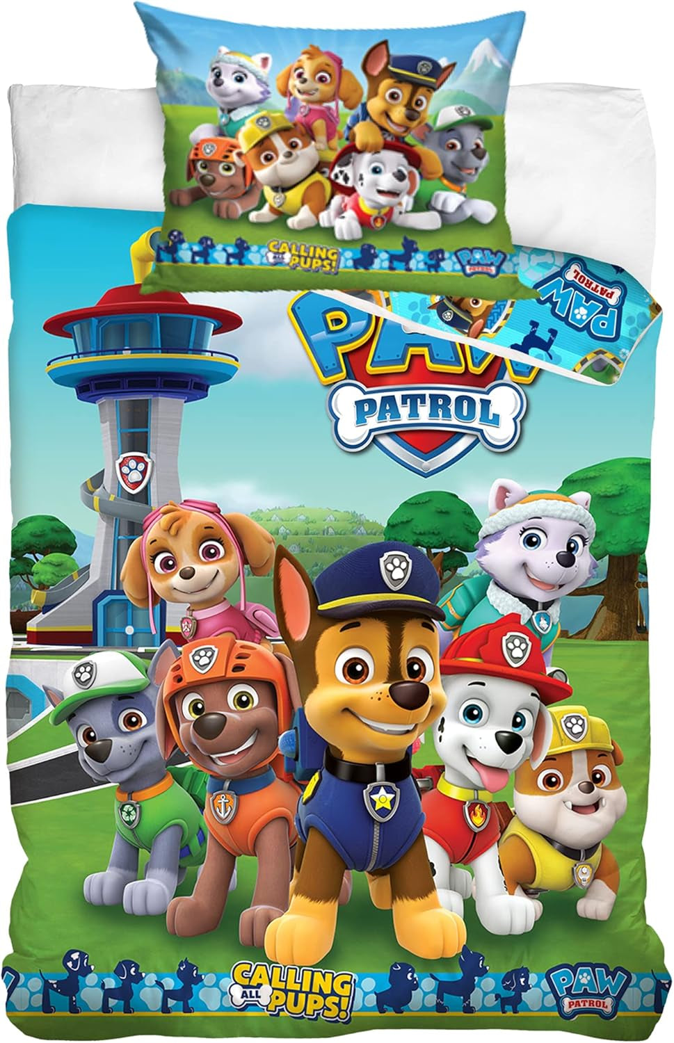 Bettbezug Bettbezug 100X135 40X60 Baumwolle · Compatibile con Paw Patrol Baby Kinderbettwäsche Für Mädchen Und Jungen · 2 Teilig · 1 Kissenbezug 40X60 + 1 Bettbezug 100X135 Cm Naty Shop Titolo predefinito