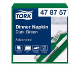 Tork Linstyle 509542 Tovaglioli da cocktail neri, piega 1/4, 1 velo, 23,8 x 23,8 cm, 1 x 100 tovaglioli