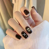 120 pezzi decorazioni per nail art con teschio croce set oro argento metallo charms per nail art punk in lega gioielli per nail art pietre scintillanti accessori