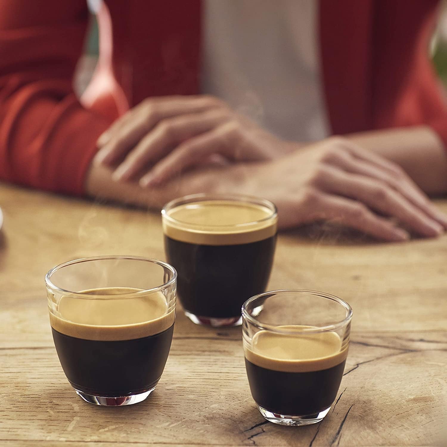 Macchina per caffè espresso a capsule PHILIPS Senseo Select con selezione dell'intensità del caffè e funzione memory, realizzata in plastica riciclata, colore: nero (CSA240/60)
