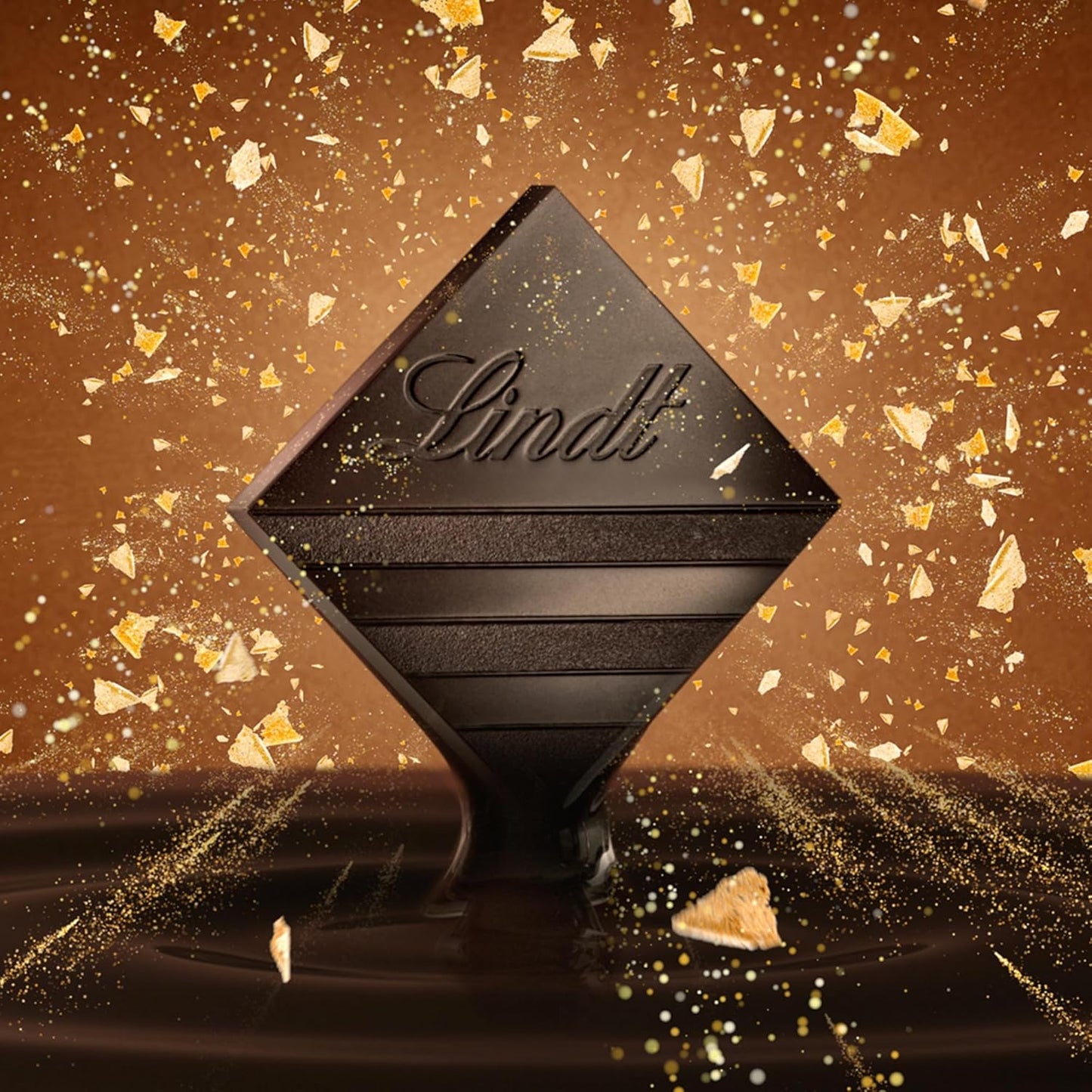 Lindt EXCELLENCE Bocconcini Di Pasta Con Paillettes E Caramello - Finissimo Cioccolato Fondente Dall'intenso Gusto Di Cacao