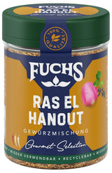 Fuchs Spices Gourmet Selection Medio Oriente/Africa - Miscela di spezie per couscous e bulgur Miscela di spezie ricaricabile per condire piatti vegani a base di bulgur 55g