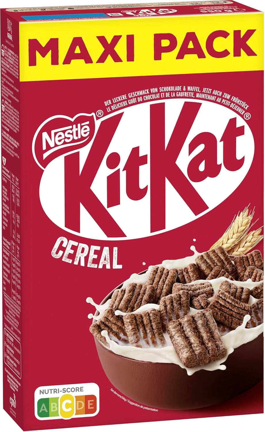 Nestlé KITKAT Cereali, cereali croccanti da colazione con wafer Kitkat, confezione 8 x 550 grammi Cereals Naty Shop
