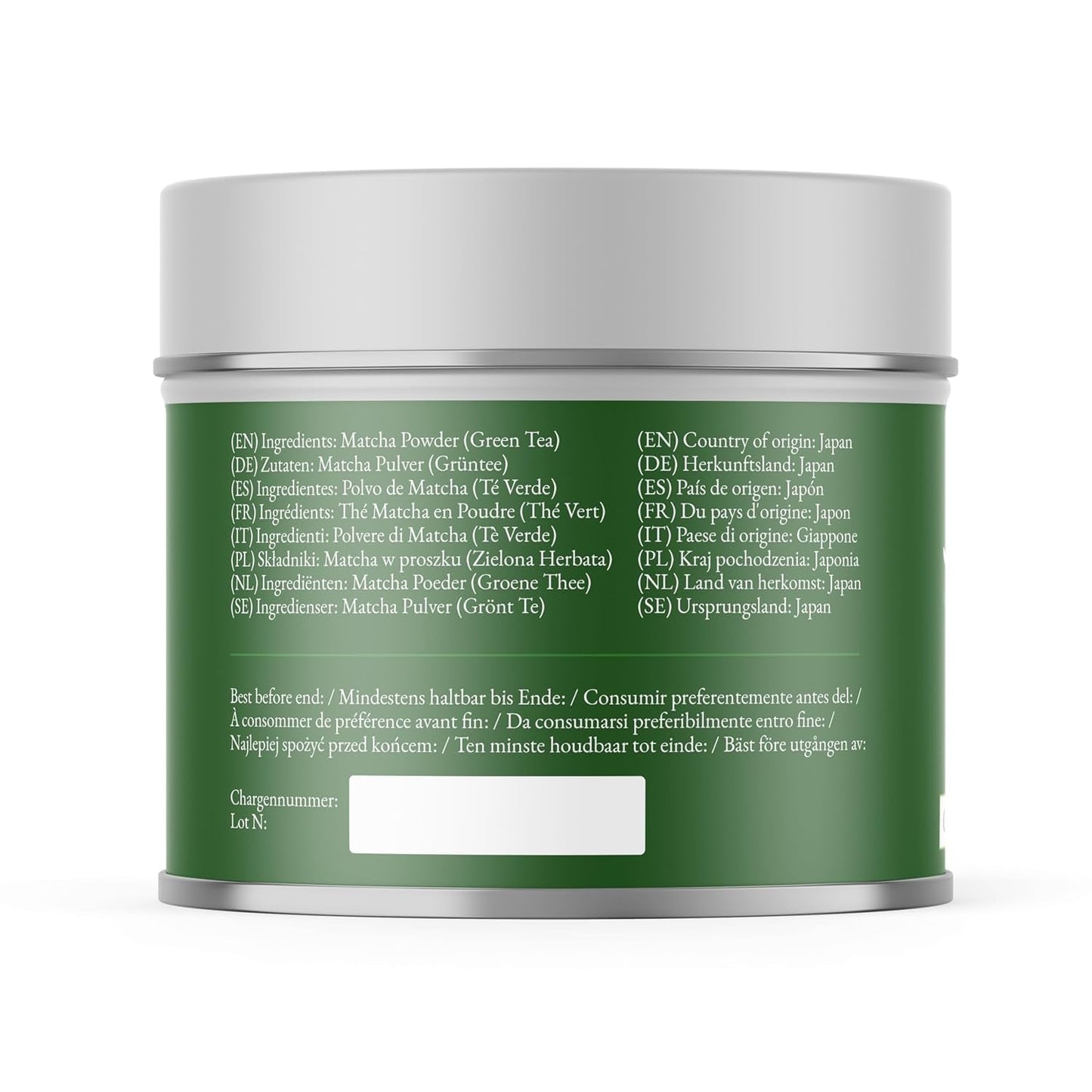 Monte Nativo Ceremonial Matcha Powder (40g) - perfetto per tè matcha, latte macchiato e frullati - tè verde dal Giappone - grado cerimoniale, in scatola di metallo - puro al 100%, senza glutine, macinato finemente