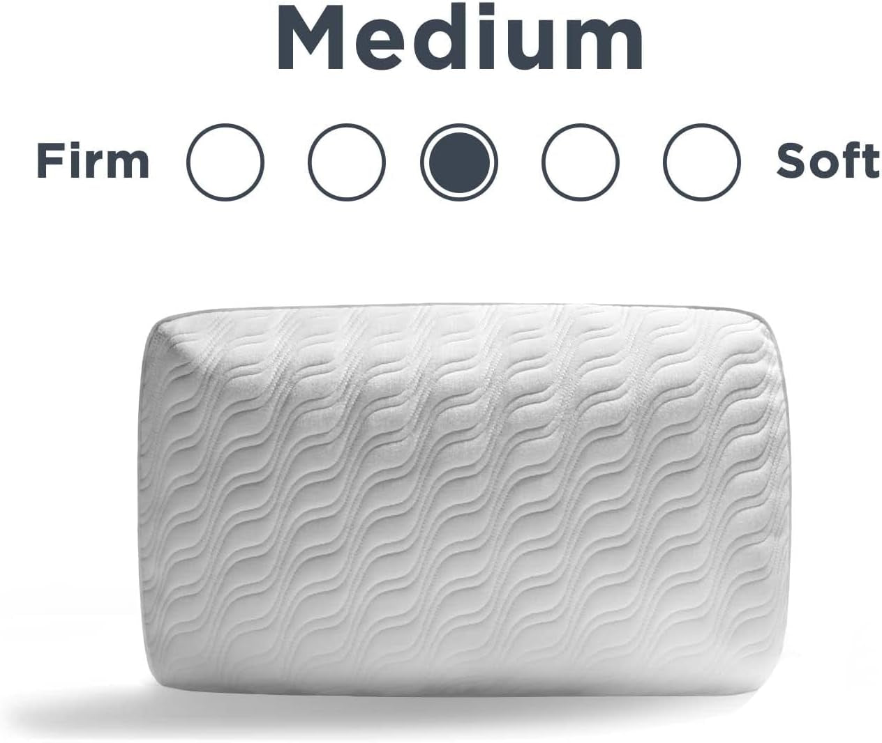 TEMPUR-PEDIC Cuscino Tempur-Cloud Prohi, Memory Foam, Bianco/Opulent Garden, Cuscini King Standard Naty Shop