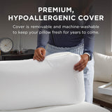 Cuscino Symphony TEMPUR-PEDIC In memory foam, Lussuoso, Morbido, Standard, Bianco Cuscini standard Naty Shop