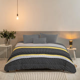 Trapunta reversibile bicolore Bleu Câlin per 2 persone, microfibra, bordeaux/pepe, 220X240 cm Trapunte e trapunte Naty Shop Grigio/grafite/ambra 220X240 Cm