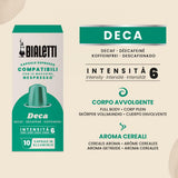 - Capsule Kaffee compatibili Nespresso® – decaffeinato – 10 capsule (confezione da 5)