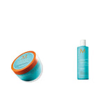 Moroccanoil Maschera Rinforzante per Capelli Naty Shop Maschera per Capelli 250 Ml (1 Confezione) Confezione con Shampoo Rigenerante