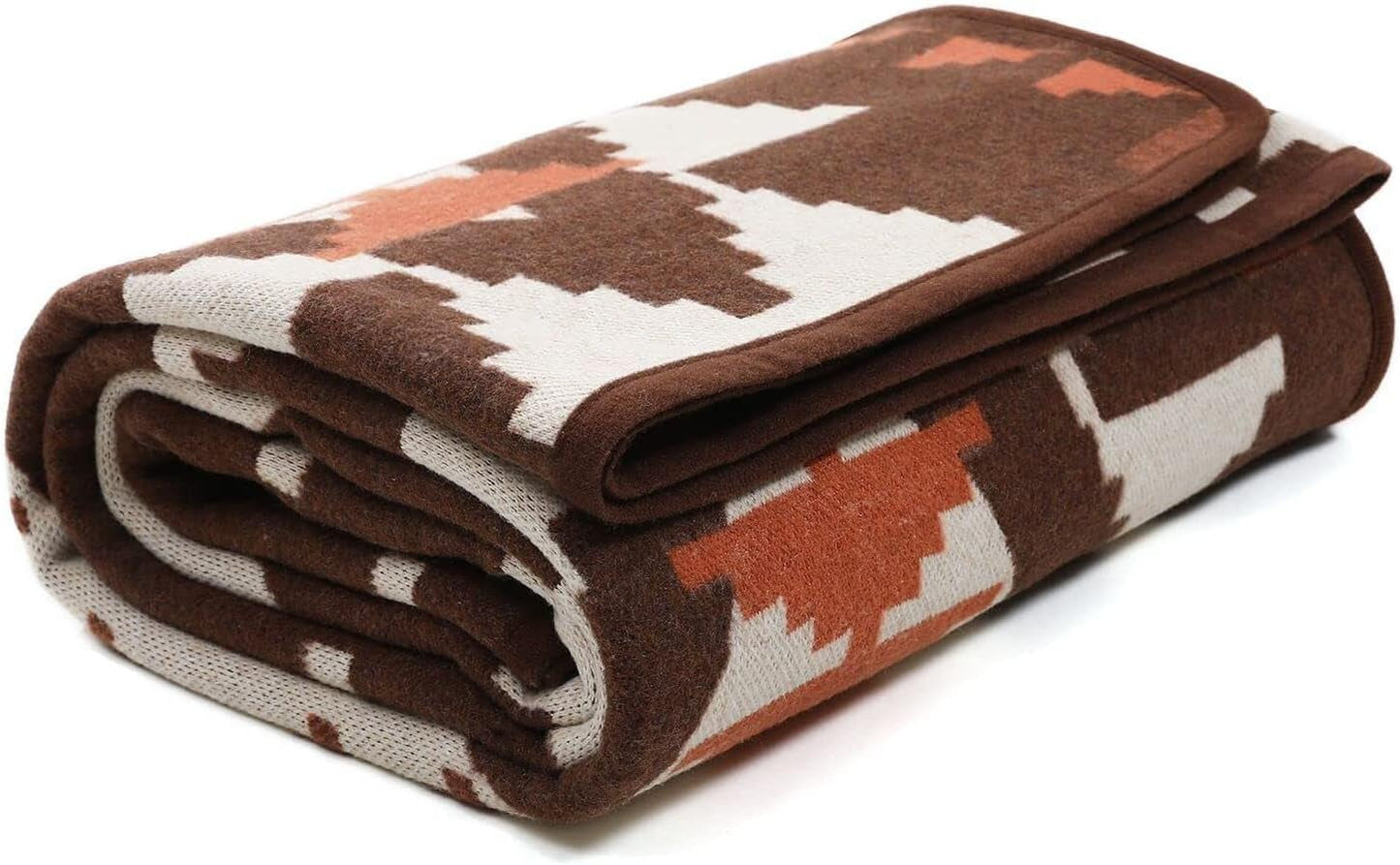 ACUSHLA 200,7X160 Cm, 1,7 Kg, Coperta, Coperta di Lana, Calda Coperta da Viaggio, Coperta Lavorata a Maglia, Coperte Decorative per Divano, Sedia, Divano, Letto, Soggiorno, Campeggio, Adatta a Tutte le Stagioni Ww203 Letti e Coperte Beuche den ACUSHLA-Store Marrone Indiano 150 X 200 Cm