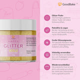 Goodbake Happy Glitter Gold - Glitter alimentari commestibili, 10 grammi Glitter Naty Shop