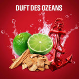 Old Spice Captain gel doccia e shampoo 3 in 1 per uomo, doccia e bagno da 1 litro Naty Shop