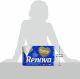 Carta igienica Renova Renova Divine Perfection, 42 rotoli, carta igienica Premium, 4 veli, ultra morbida, extra resistente, spessa, morbida e assorbente, carta certificata FSC, 4400G