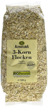 Bio 3-Korn Flocken, 500 G di cereali Naty Shop Titolo predefinito