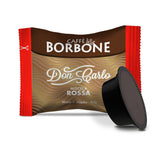 Caffè Borbone Don Carlo, Rote Mischung - 50 Kapseln - Compatibile con Lavazza®* A Modo Mio®* Haushalts-Espressomaschinen