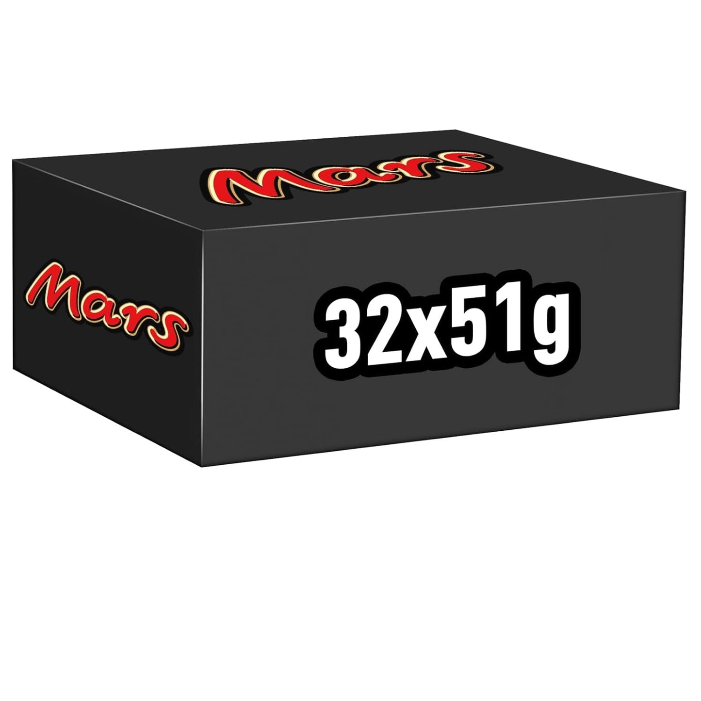 Tavolette di cioccolato Mars, con caramello, torrone e cioccolato al latte, 32 confezioni x 51g