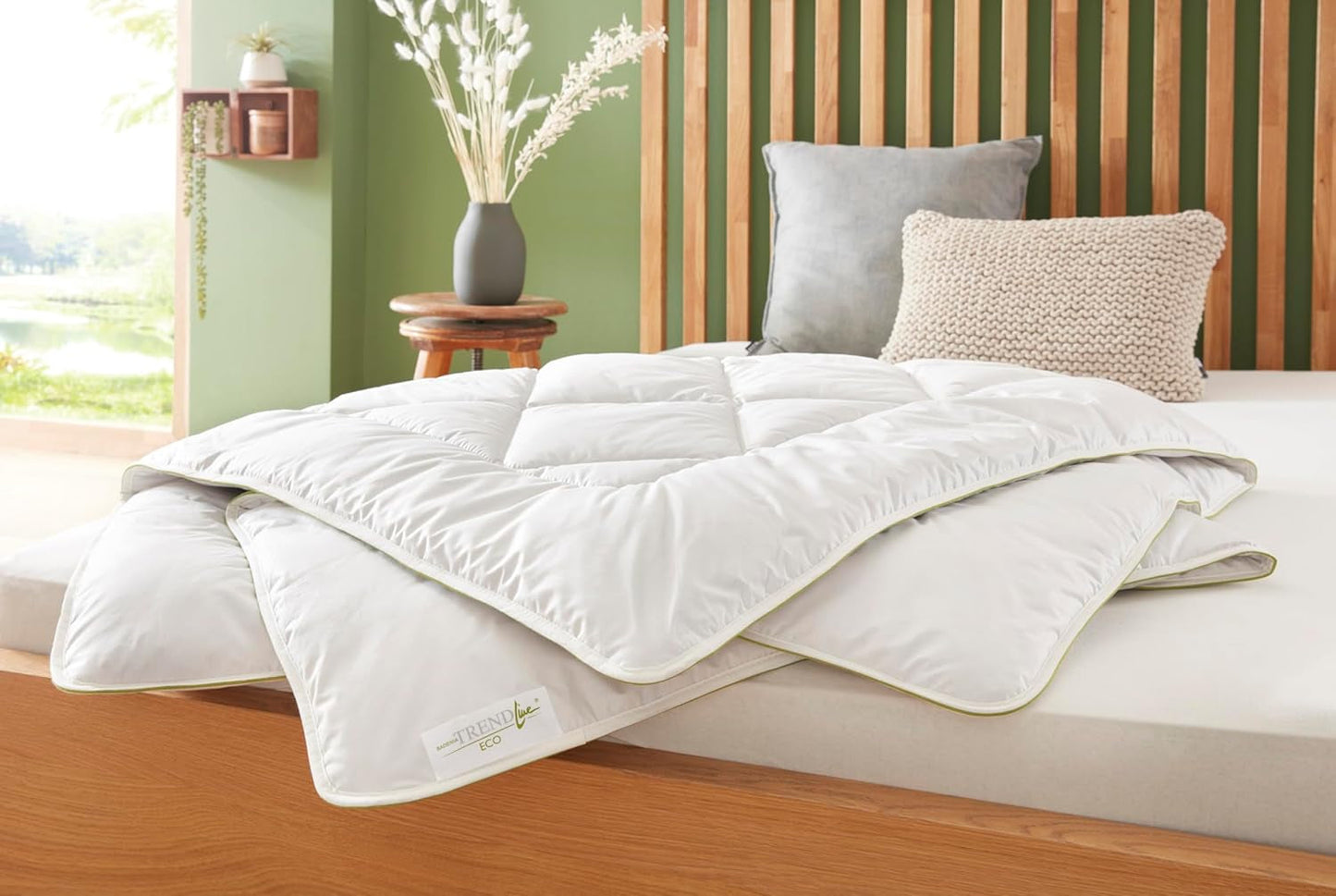 Badenia Trendline Eco Trapunta Cammello Leggera 155 X 220 Cm, bianca, certificata Oeko-Tex, prodotta secondo lo standard di qualità tedesco Trapunte e trapunte Naty Shop 135 X 200 Trapunta mono per tutte le stagioni