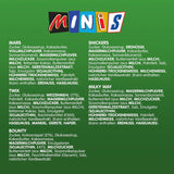 Mini misti, Snickers, Bounty, Twix, Milky Way, confezione sfusa al cioccolato, confezione unica (1 x 400 g) (confezione da 5)