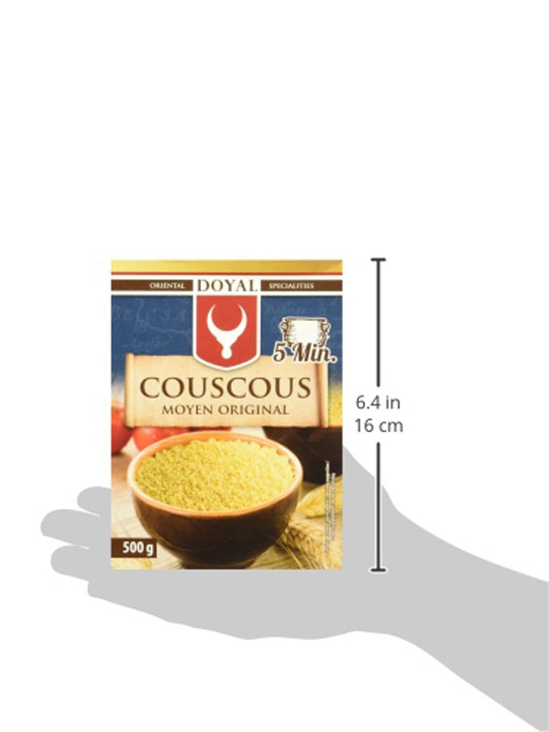 Couscous – Couscous leggero e soffice con un leggero sapore di nocciola – Una specialità tipica del Nord Africa – 1 x 500g