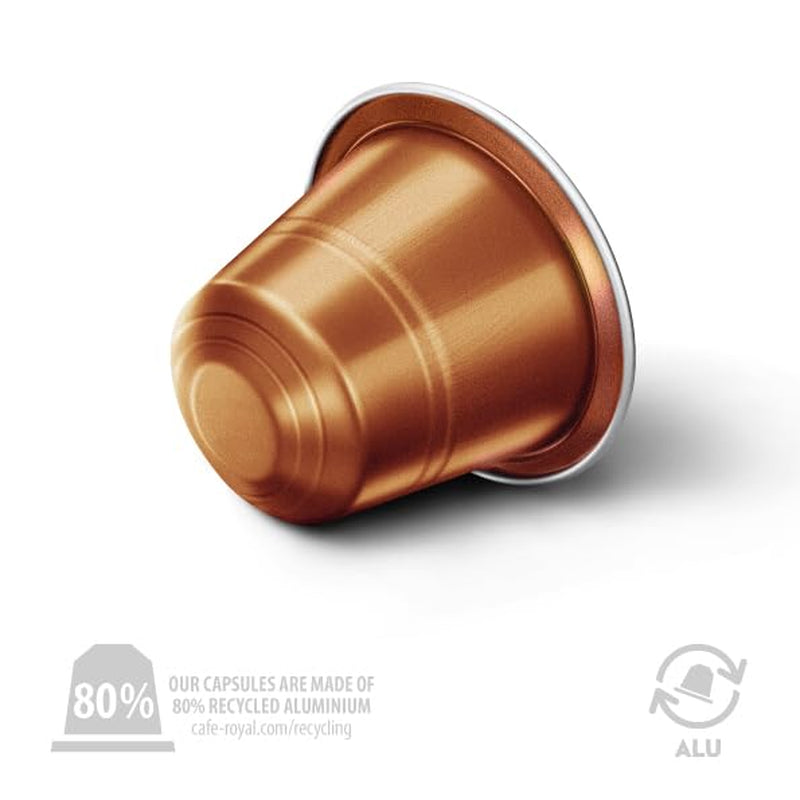 Café Royal Perù Lungo Bio – Kaffeekapseln compatibili Nespresso®, 100% Arabica del Perù, cremoso, Intensità 5/12, Fairtrade, 100 Capsule