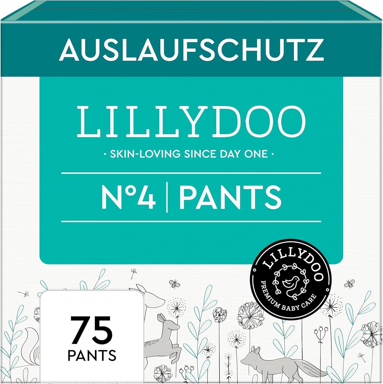 Pantaloni skin friendly LILLYDOO taglia 5 (12-17 kg) scatola mensile (105 pezzi)