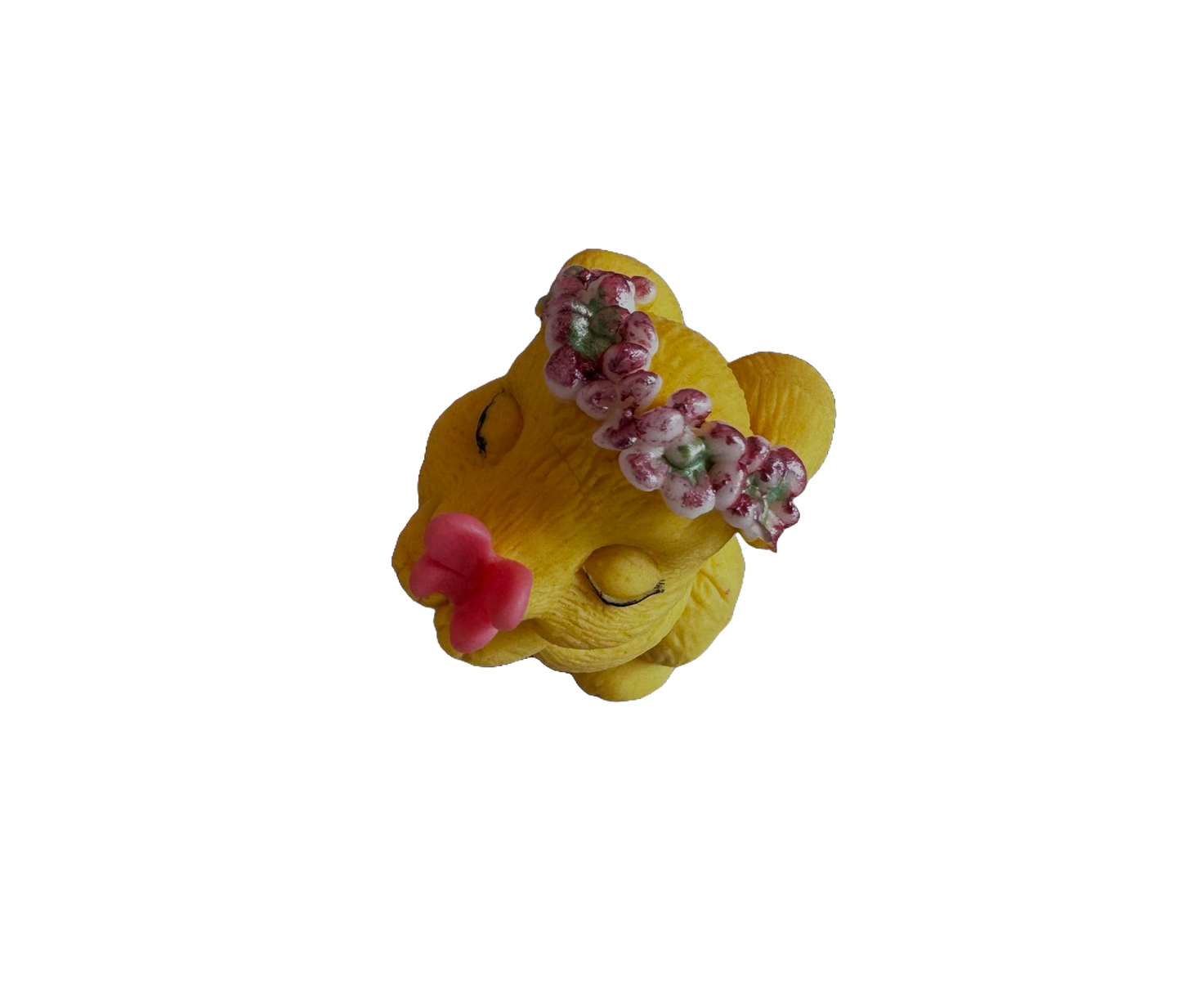 Decorazione commestibile in pasta di zucchero, Coniglio con farfalla. Decorazioni in pasta di zucchero di Naty Shop