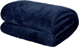 Copriletto in pile ultra morbido di Brentford, grigio argento, matrimoniale grande - 150 x 200 cm Letti e coperte Beuche den Brentfords-Store Blu navy 120 x 150 cm
