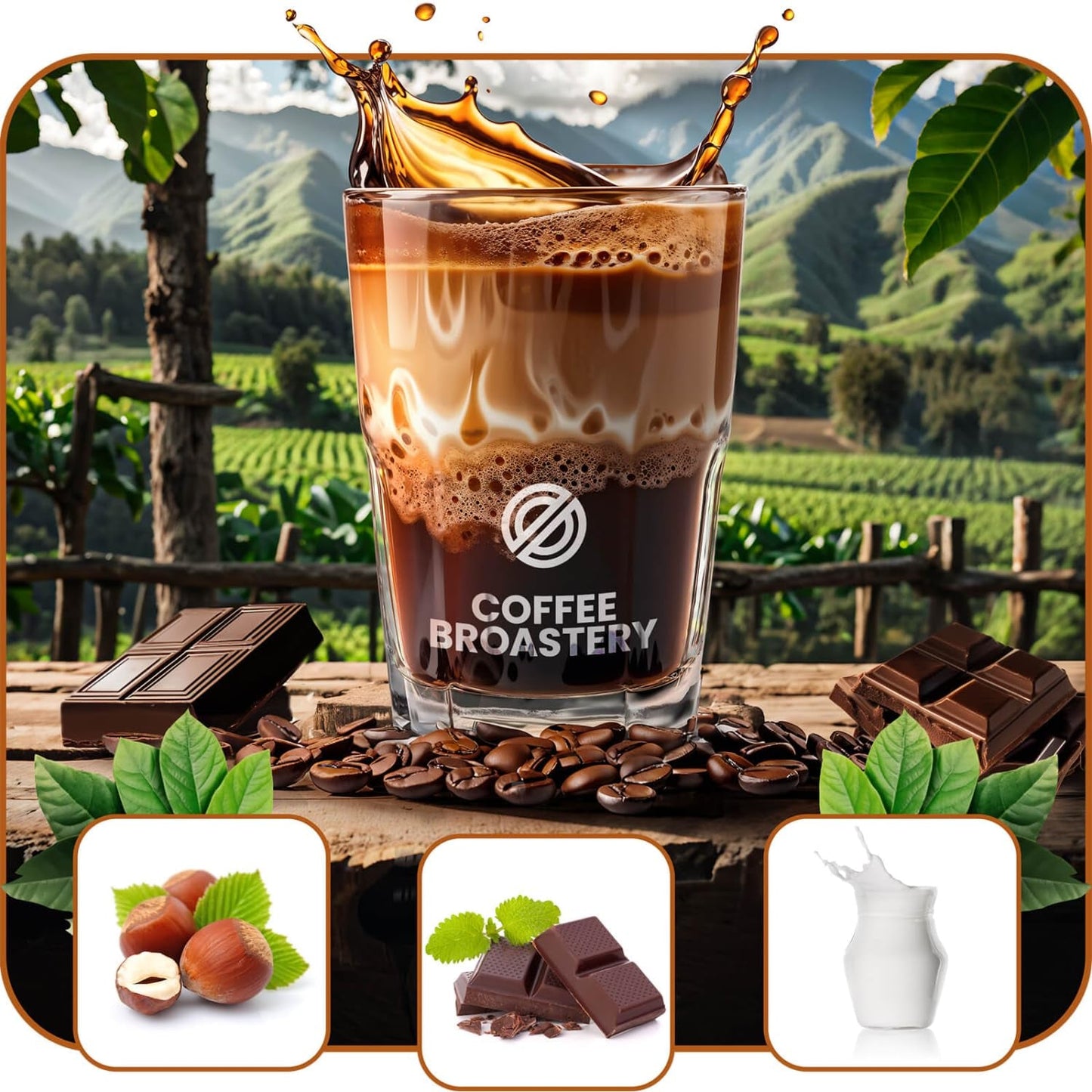 Set di caffè in grani 2x1kg 2000g | Brasile Mogiana | Caffè brasiliano | Caffè speciale | Appena fritto | Torrefazione artigianale del caffè