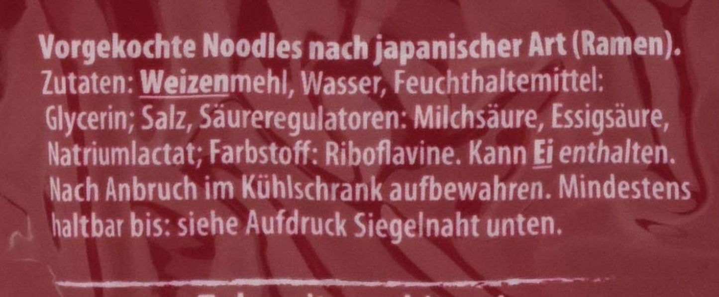 Confezione da 12 spaghetti ramen in stile giapponese Miyako (12 x 200 g)