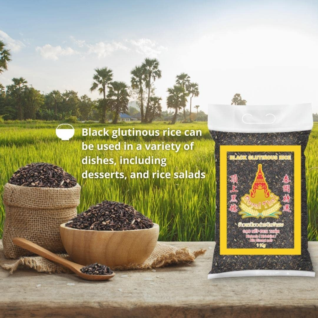 RISO ROYAL THAI - Riso nero appiccicoso - 1 x 1 KG
