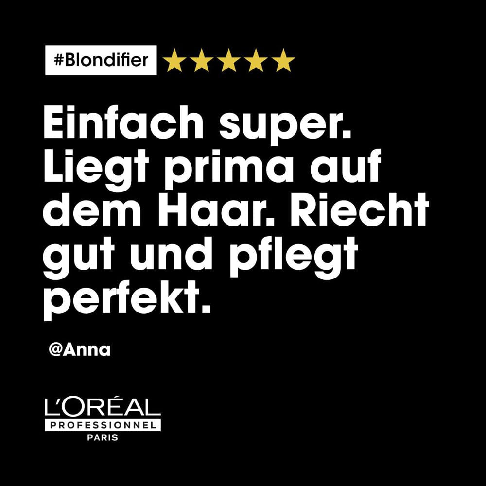L'Oreal Professionnel | Maschera nutriente per capelli biondi e decolorati, estratto di frutto di Açai, Serie Expert, maschera bionda Naty Shop maschera per capelli