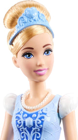 Mattel Disney Princess Toys Bambola fashion Cenerentola con 2 abiti, 9 accessori, 2 top con clip e 2 gonne. Poveşti 2 in 1 ispira il film Disney, JCR95
