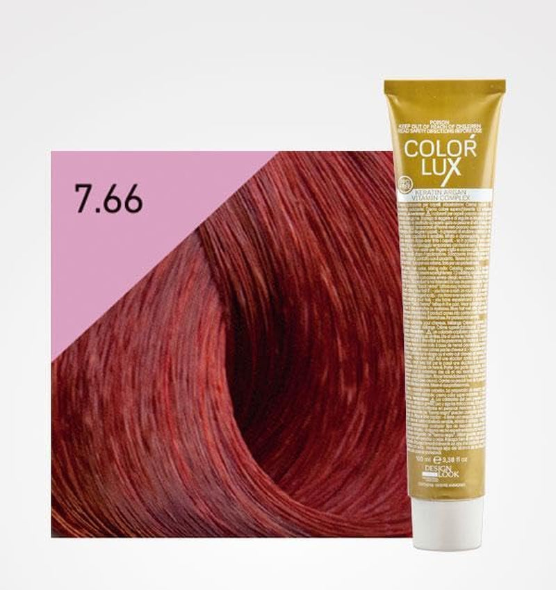 Colore dorato 1.10 Blu nero 100 ml Tintura per capelli Naty Shop 7.66 Biondo, rosso, intenso 100 G (1 confezione)