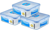 LocknLock PP Classic barattoli per la conservazione degli alimenti set 5 pezzi | 180 ml, 350 ml, 600 ml, 870 ml, 3,6 l | 100% a tenuta d'aria e acqua | senza BPA | organizer per congelatore e frigorifero | lavabili in lavastoviglie e microonde Contenitori per alimenti Naty Shop Square 3 pz.