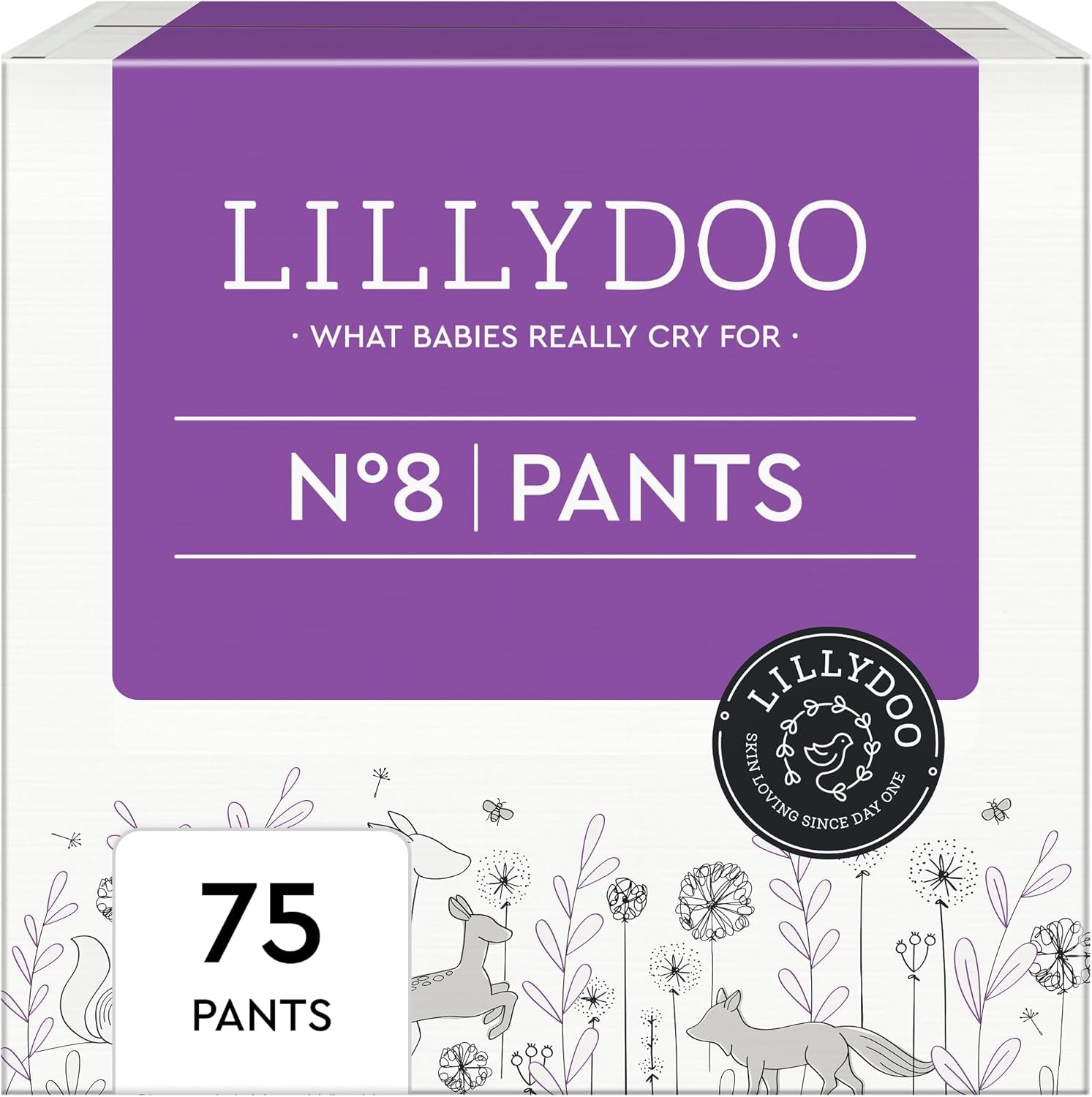 Pantaloni skin friendly LILLYDOO taglia 5 (12-17 kg) scatola mensile (105 pezzi)