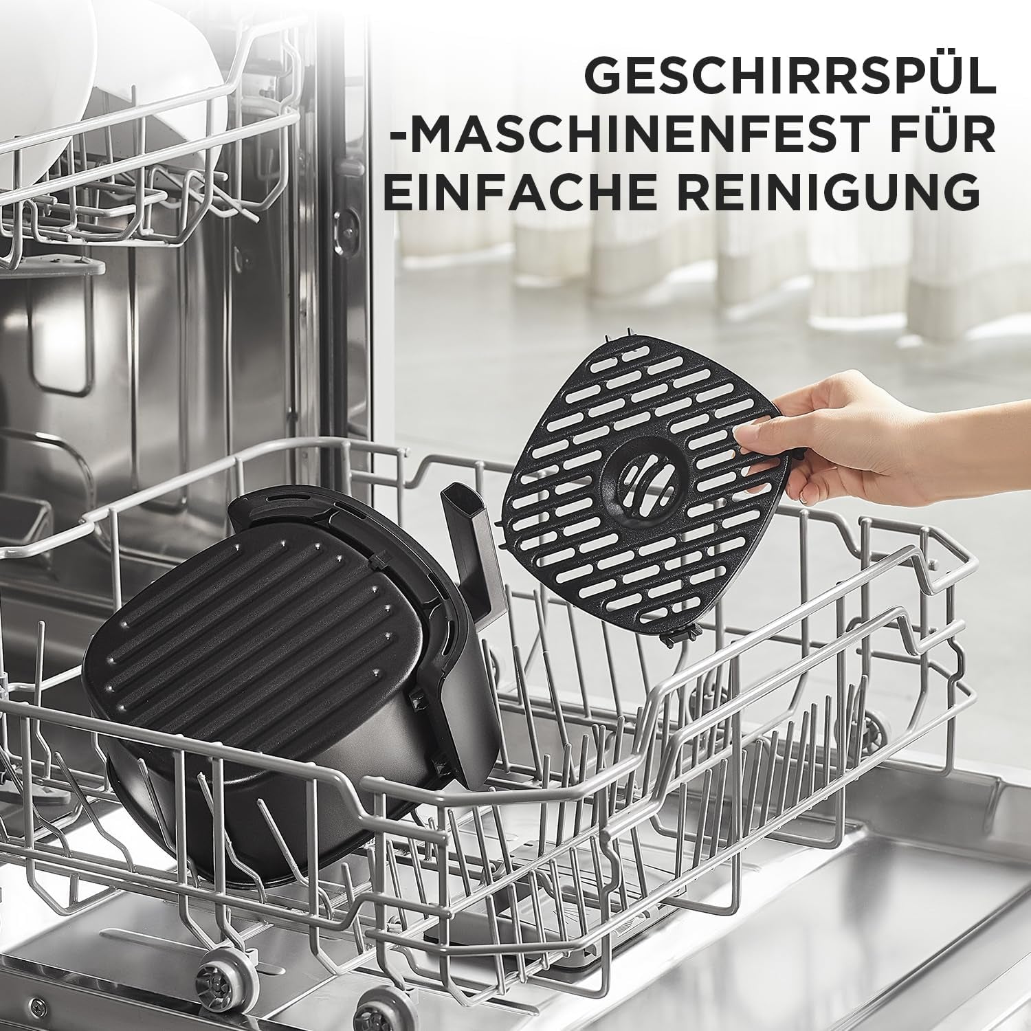 Midea Friggitrice ad aria calda 2L, 1150W Airfryer, senza olio, Friggitrice ad aria calda, Funzione di spegnimento automatico Elettrodomestici Naty Shop