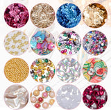 7 Boxen Strasssteine ​​​​Nägel, Kit Nail Art Strass Nagelglitzer Paillettes Nagel-Edelsteinen Kristalle Perlen Diamanten Metall Nieten Für DIY Dekoration Nageldesign (Multicolor)