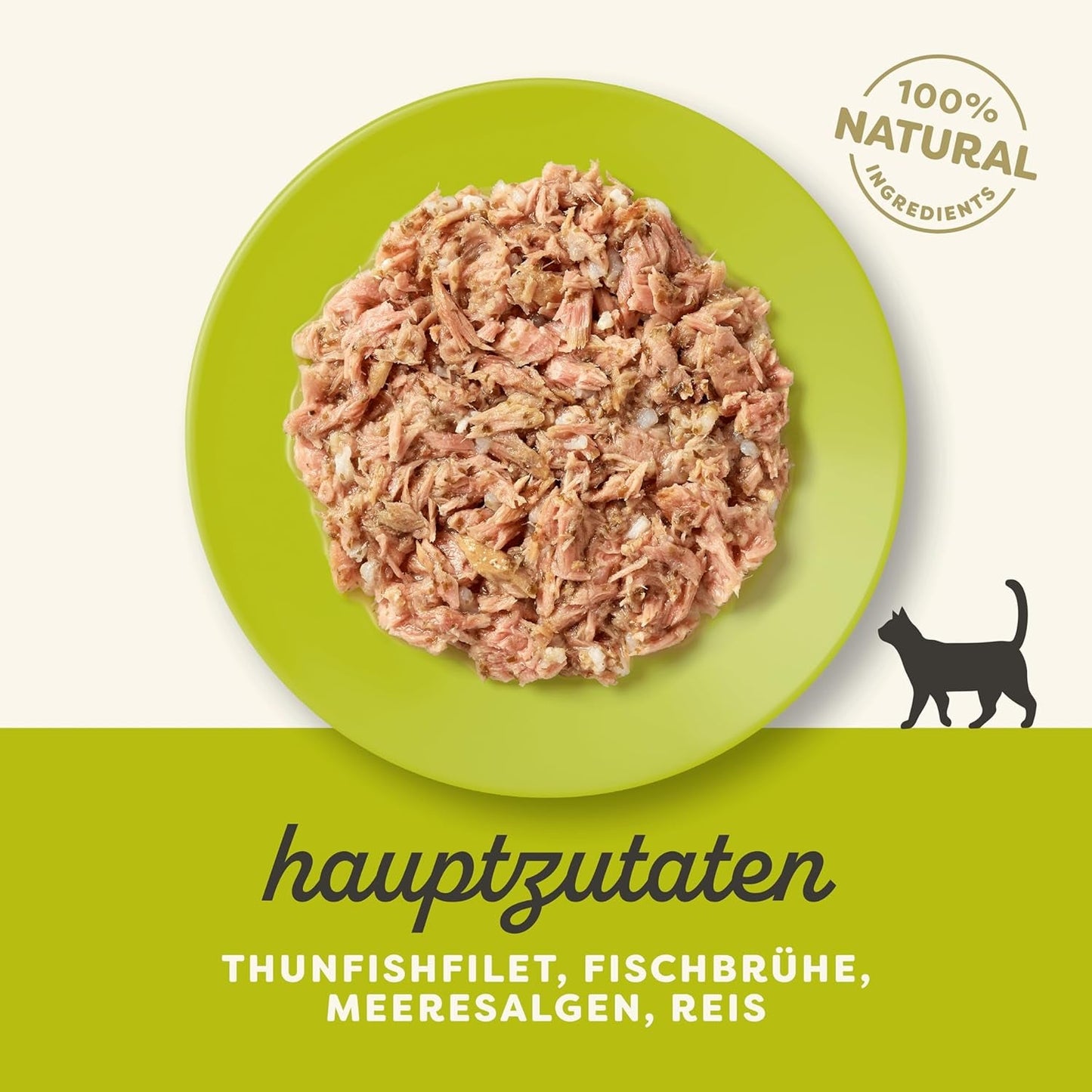 Applaws 100% naturale Premium-Nassfutter für Katzen, Thunfischfilet mit Algen in Brühe - Confezione con 24 x 156g Dosen
