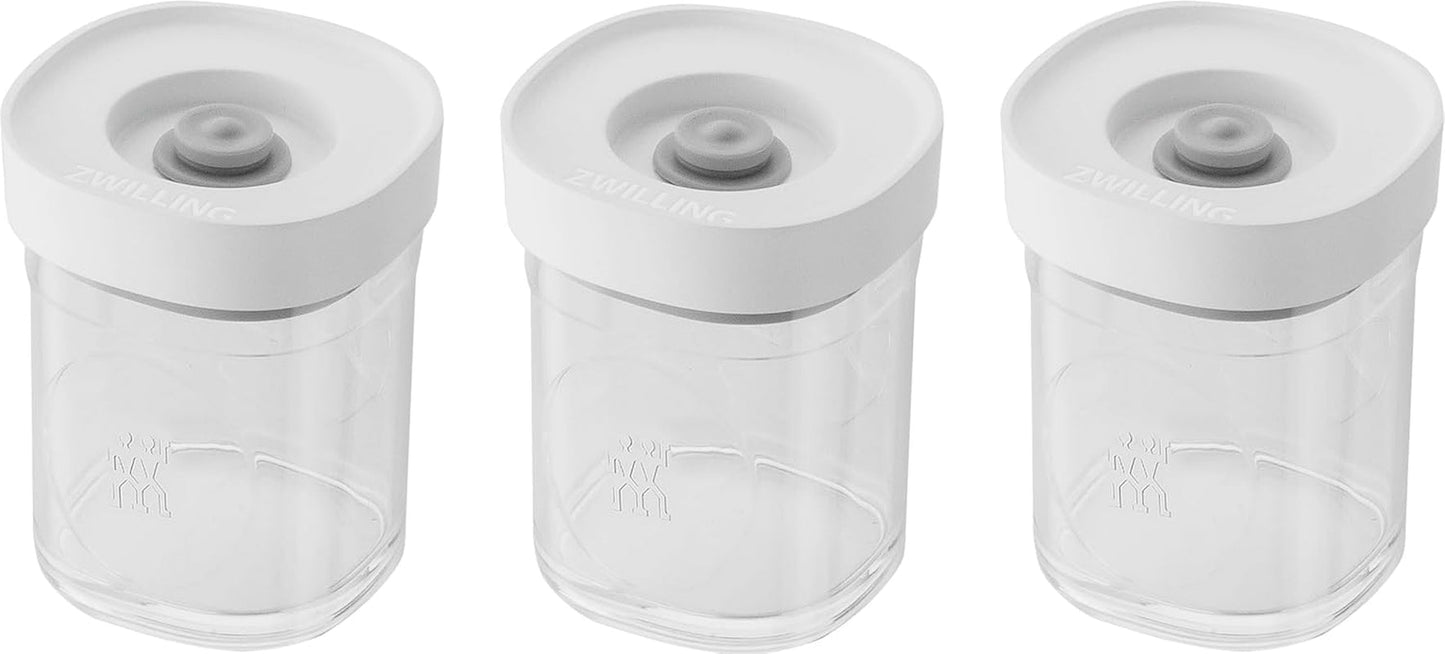 ZWILLING FRESH & SAVE CUBE Contenitore, Misura 2M, Contenitore Modulare e Impilabile, Contenitore Ermetico e Svuotabile, Lavabile in Lavastoviglie, Contenitori per Alimenti Trasparenti Naty Shop Xs
