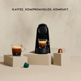 Macchina per caffè espresso con capsule Nespresso De'Longhi Essenza Mini, nera | Pressione della pompa 19 bar | Serbatoio dell'acqua 0,6 l | Per espresso e lungo | Piccola macchina per caffè espresso – Grandi momenti di caffè | EN85.B