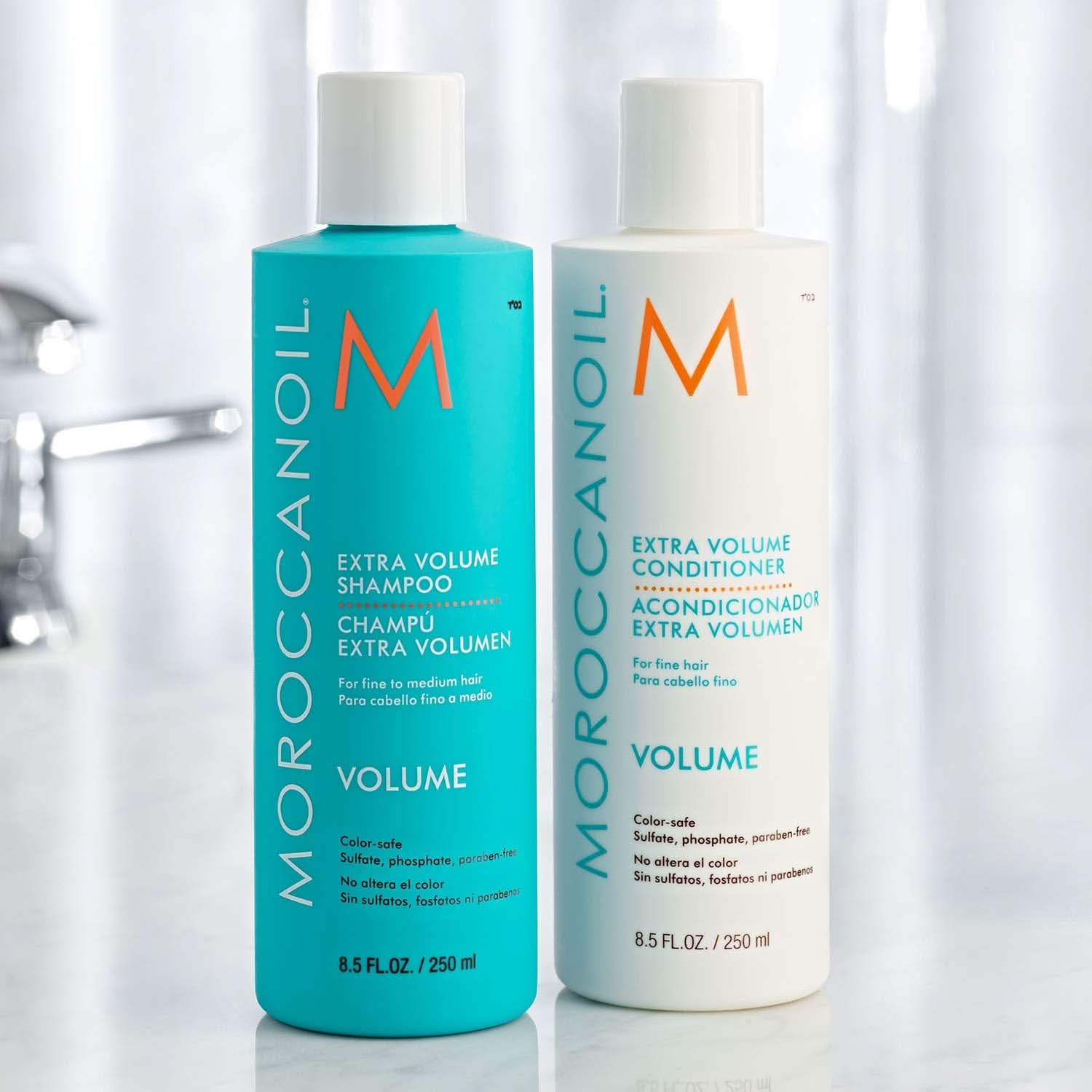 Moroccanoil, Shampoo Extra Volume, Doccia e bagno Naty Shop da 250 ml