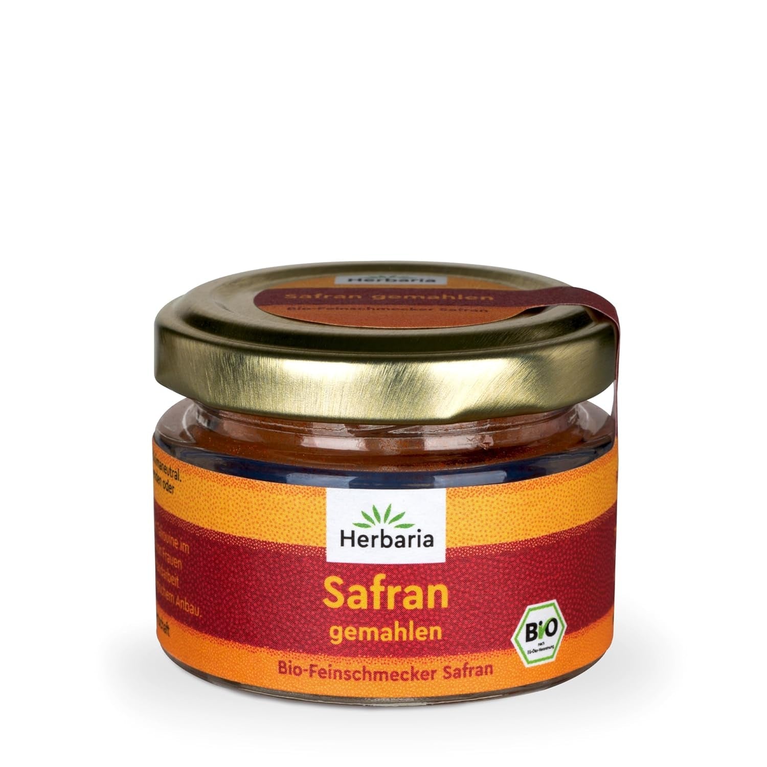 Herbaria Safran-Fäden bio 0,5g in vetro – SafranFäden bio aus dem bereicht Safran-Ort Taliouine in Marokko – Safranfäden in Premium Bio-Qualität – Saffron Premium - Safran première catégorie