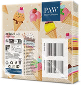 PAW - Tovaglioli 3 Veli (33 X 33 Cm) I 20 Pezzi I Perfetti per Feste, Compleanni, Festività I Decorazioni da Tavola per Feste per Bambini - Tovaglioli di Carta con Motivi Colorati - Gelato I Gelato
