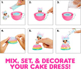 LOL Sorpresa! Mix & Make Birthday Cake Tots - Con bambola da collezione, vestito da torta fai da te, "cuocere" e decorare la torta, ingredienti e confettini glitter - Bambola con vestito da torta - Ideale per bambine dai 3 anni in su Naty Shop Dolls