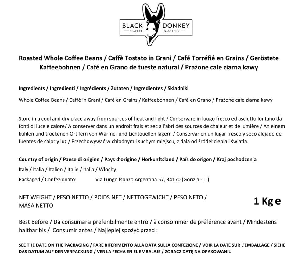 ARROSTO DEL DIAVOLO | Caffè in grani 1KG | Caffè estremamente forte | Caffè ad alto contenuto di caffeina | Robusta premium di