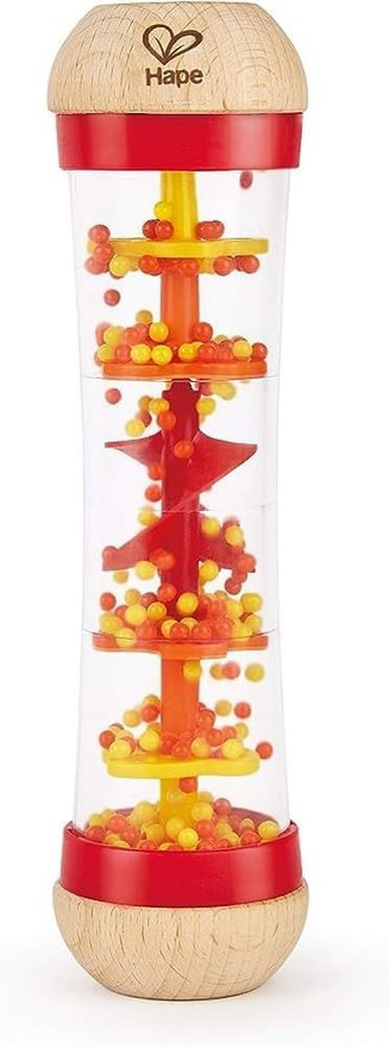 Hape produttore della pioggia | mini giocattolo musicale con campanelli di legno, blu Baby Toys Naty Shop Rosso