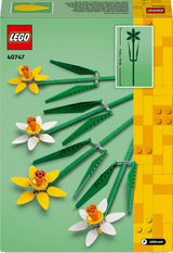 Narcisi LEGO Botanicals - Regali di Pasqua per ragazze e ragazzi - Fiori artificiali per bambini - Bouquet di fiori come decorazione per la stanza o l'ufficio - Regalo per donne - 40747 Set da costruzione Besuche den LEGO-Store