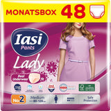 LADY Pants 48 Pantaloni Monouso per Incontinenza Urinaria Assorbente Taglie Forti S da Donna 48 Pz