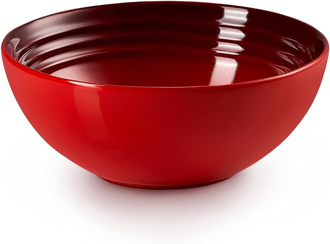 Le Creuset Servizio Piatti in Gres, 12 Pezzi, Rosso Ciliegia, 79351000607081