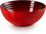 Le Creuset Servizio Piatti in Gres, 12 Pezzi, Rosso Ciliegia, 79351000607081